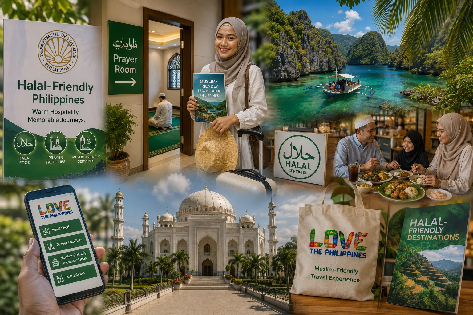 Department of Tourism Halal-friendly campaigns — AI-generated illustration